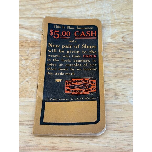 1940's Red Goose Shoe Friedman Shelby Shoes Advertising Notebook Ephemera - Picture 1 of 5